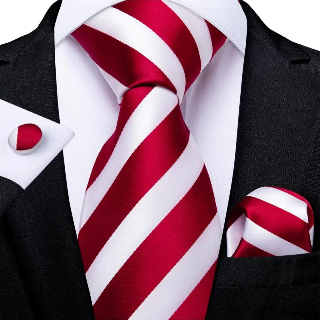 Red Men's Tie Set
