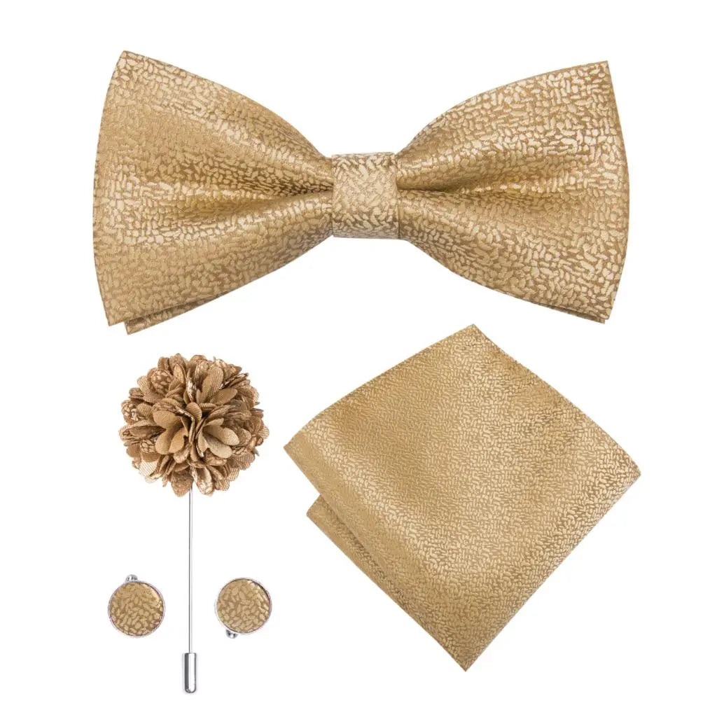 Butterfly Silk Tie Bow Tie Set