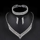 Rhinestone Crystal Bridal Jewelry Set