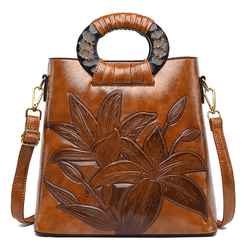 Floral Vintage Crossbody Bag