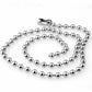 Punk Cool Stainless Steel Ball Chain Necklace