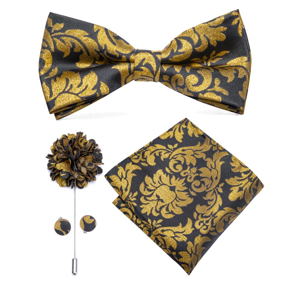 Butterfly Silk Tie Bow Tie Set