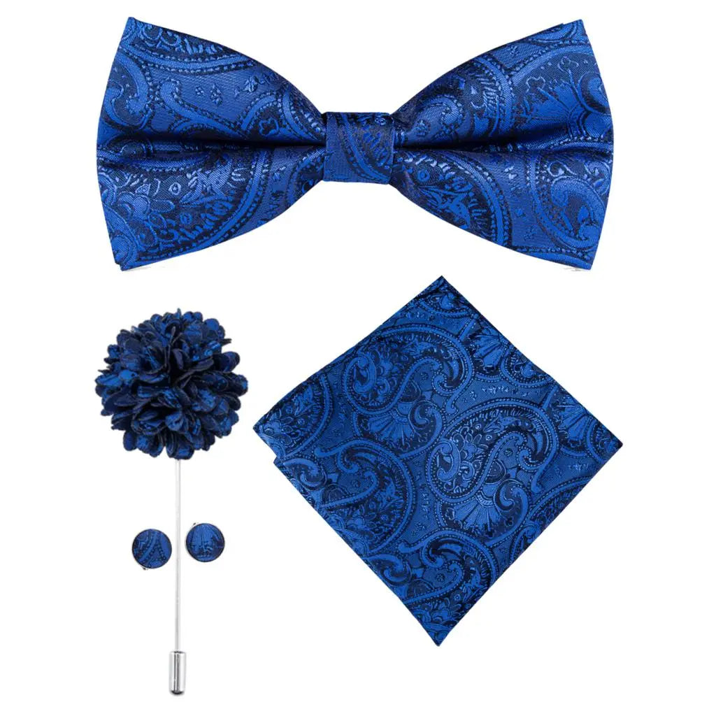 Butterfly Silk Tie Bow Tie Set