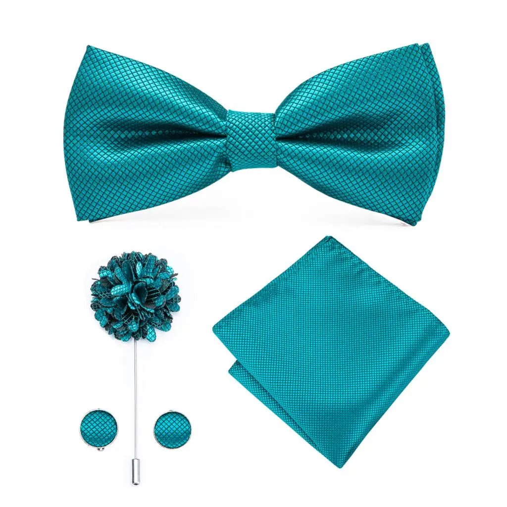 Butterfly Silk Tie Bow Tie Set