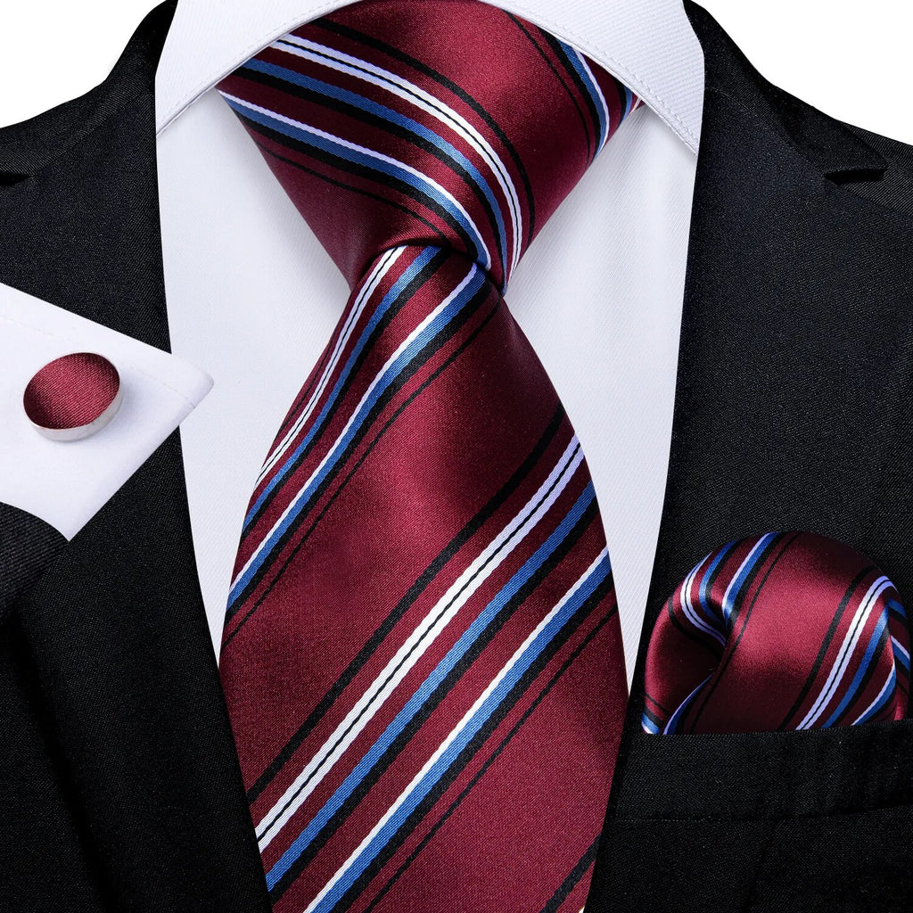 Red Men's Tie Set