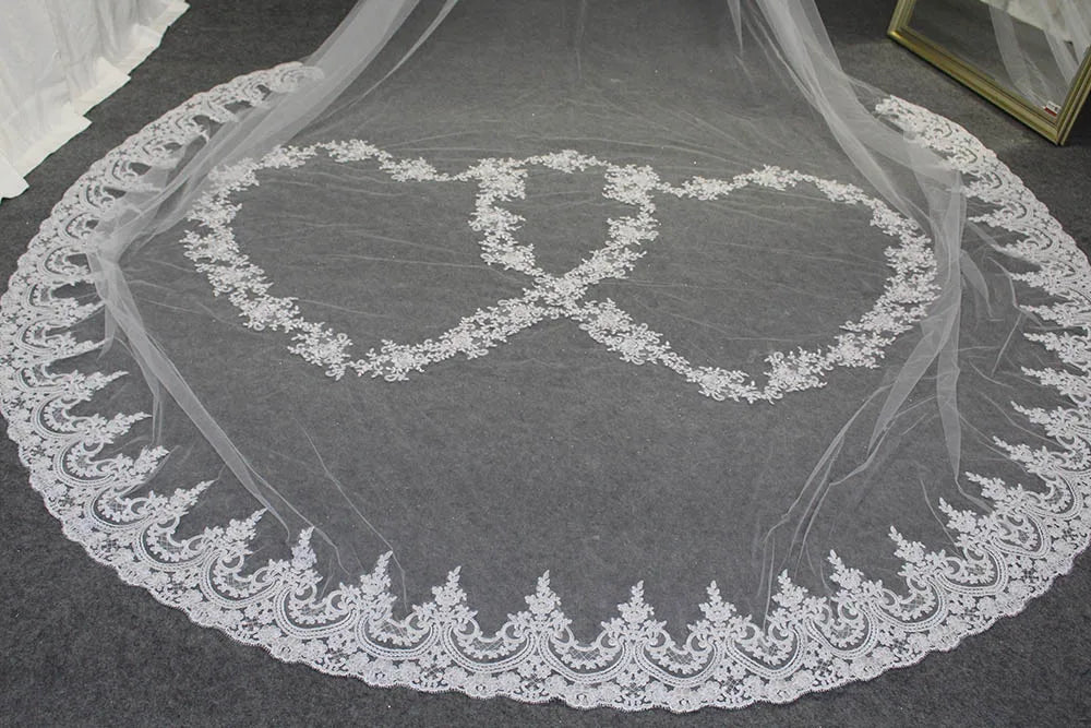 One Layer Wedding Veil