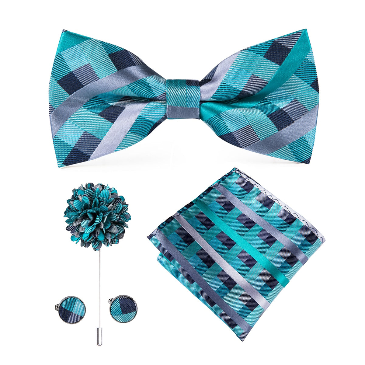 Butterfly Silk Tie Bow Tie Set