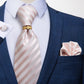 Luxury Striped Silk Woven Ties