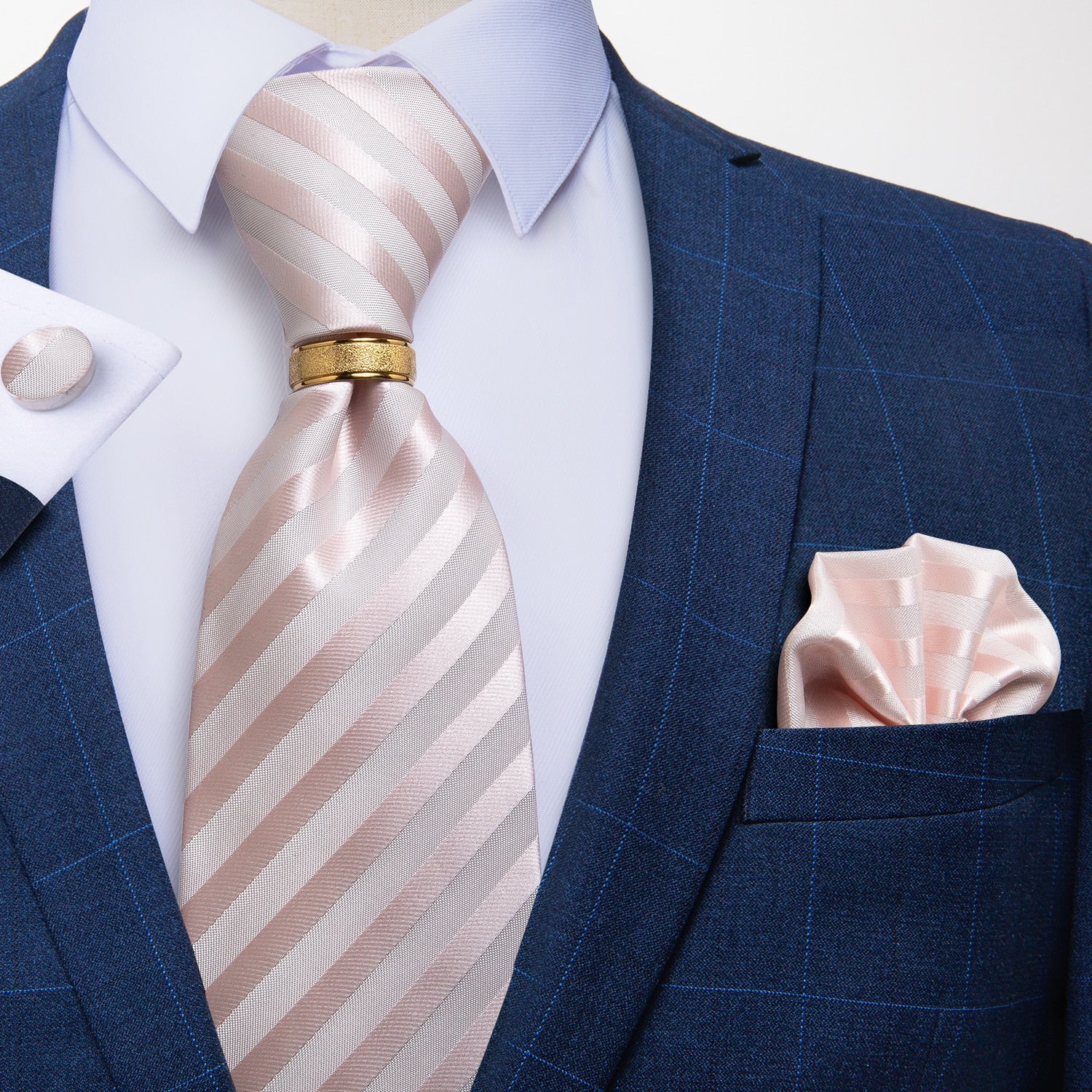 Luxury Striped Silk Woven Ties
