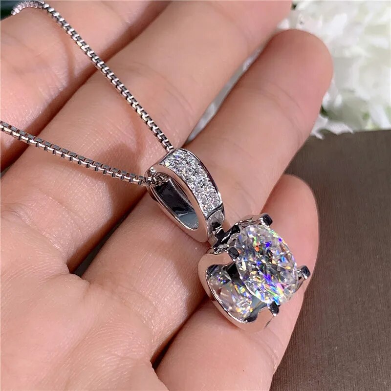 Crystal Silver Luxury Necklace