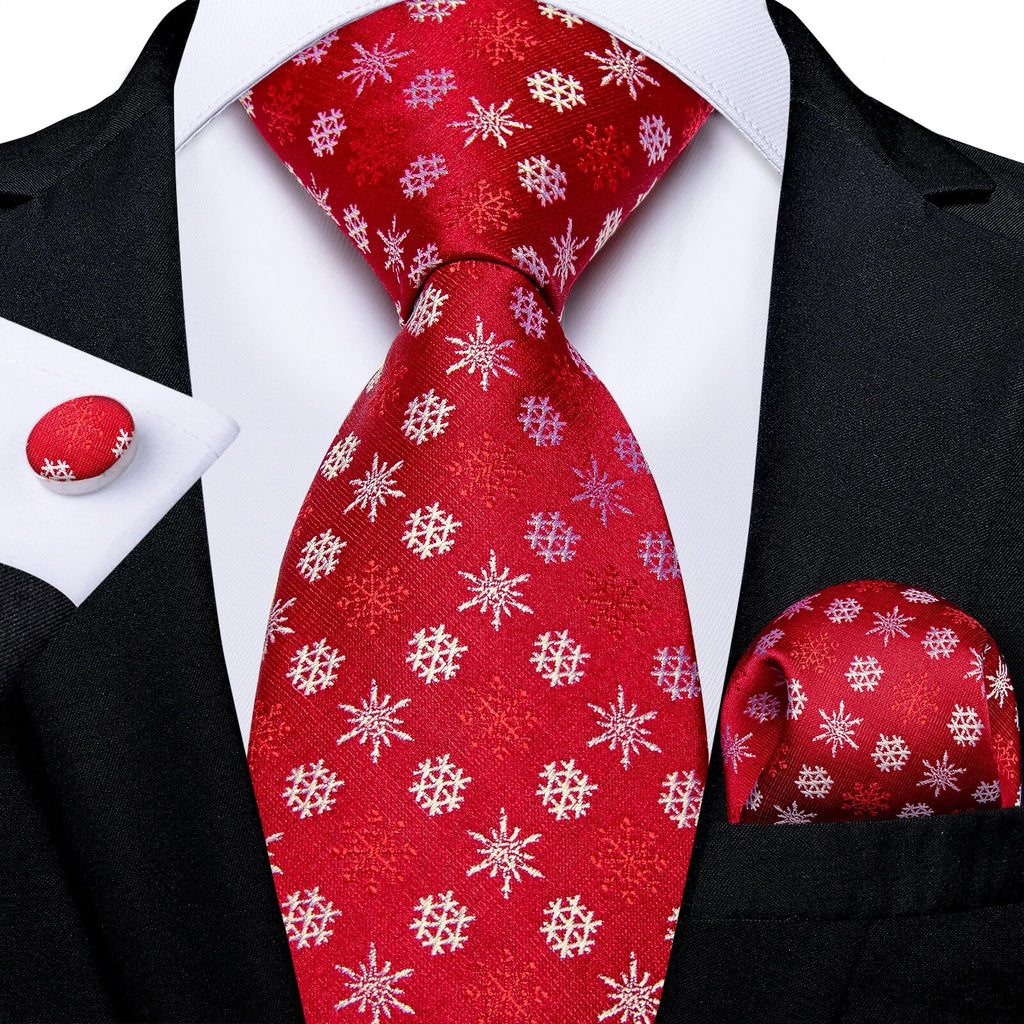 Red Men's Tie Set
