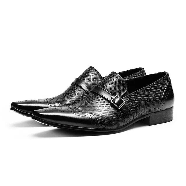 Social Suit Buckle Loafers
