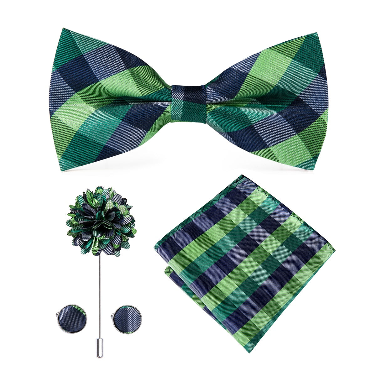 Butterfly Silk Tie Bow Tie Set