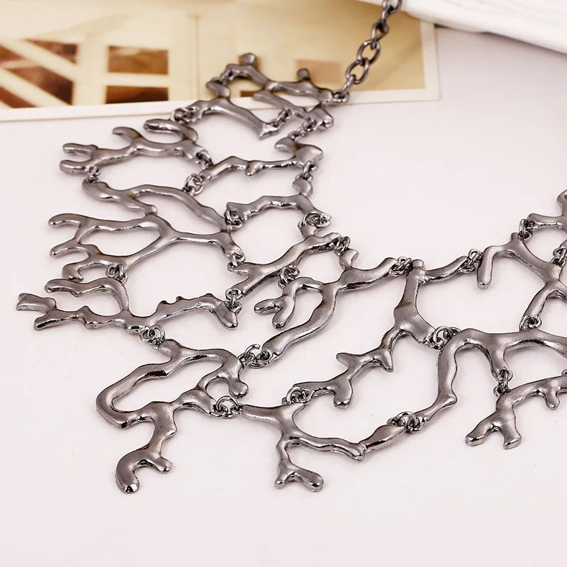 Vintage Splicing Tree Branch Necklace