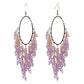 Handmade Crystal Beaded Statement Earrings