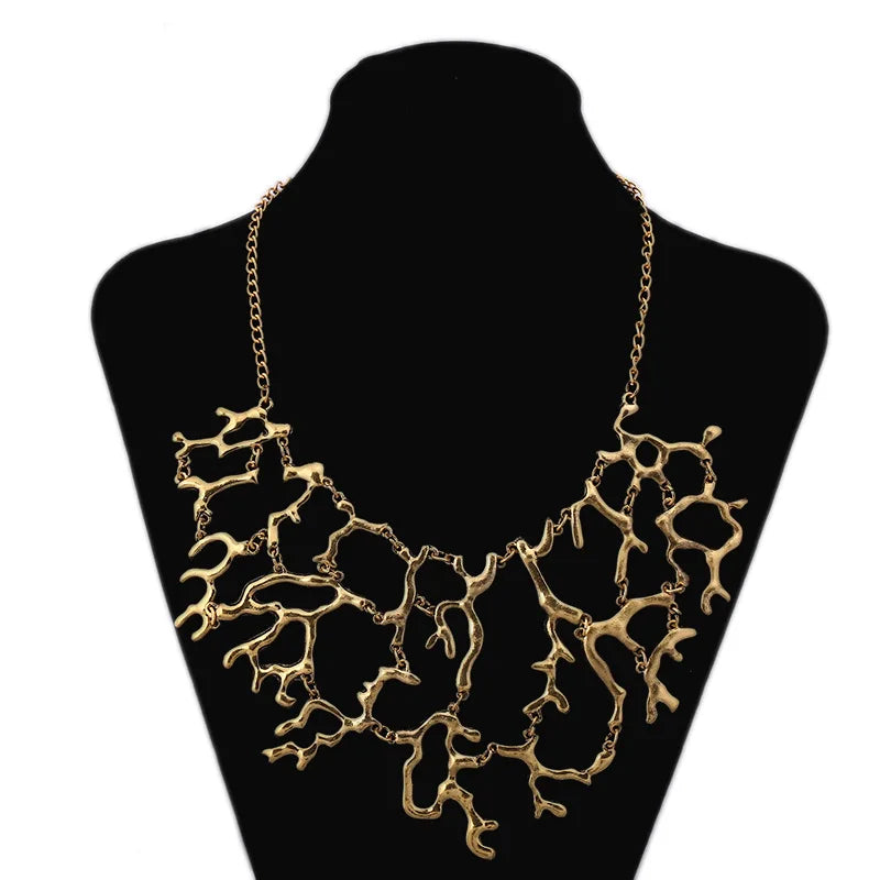Vintage Splicing Tree Branch Necklace