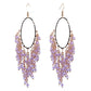 Handmade Crystal Beaded Statement Earrings