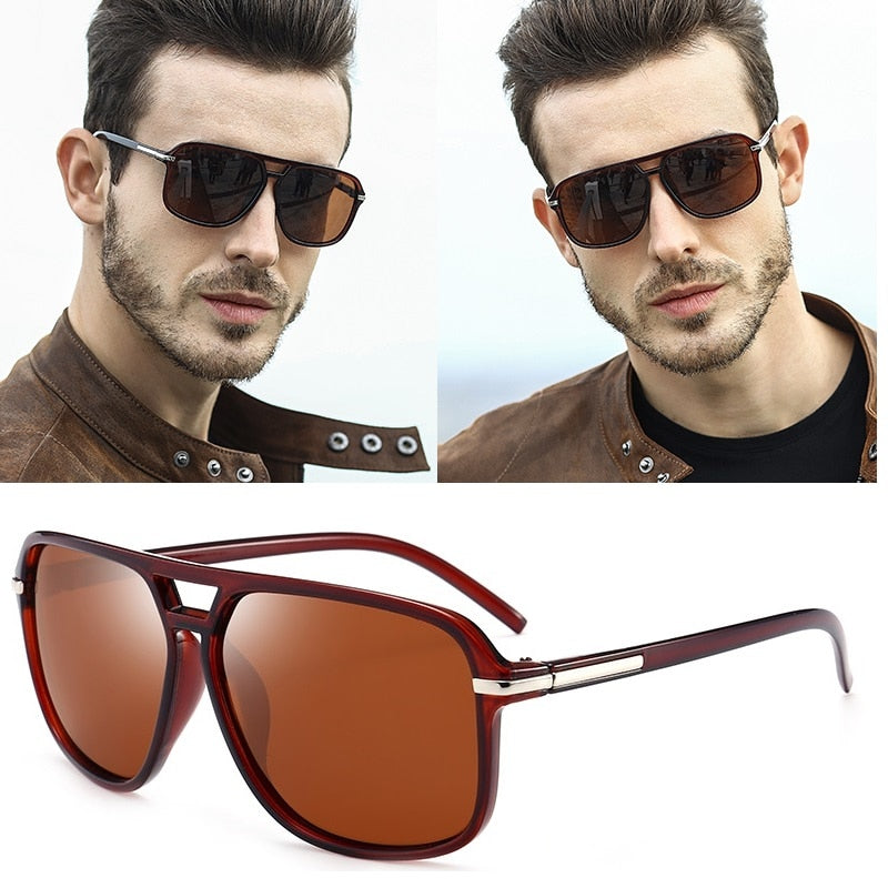 Classic Pilot Vintage Polarized Sunglasses