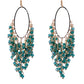 Handmade Crystal Beaded Statement Earrings