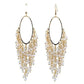 Handmade Crystal Beaded Statement Earrings