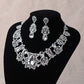 African Beads Crystal Jewelry Set