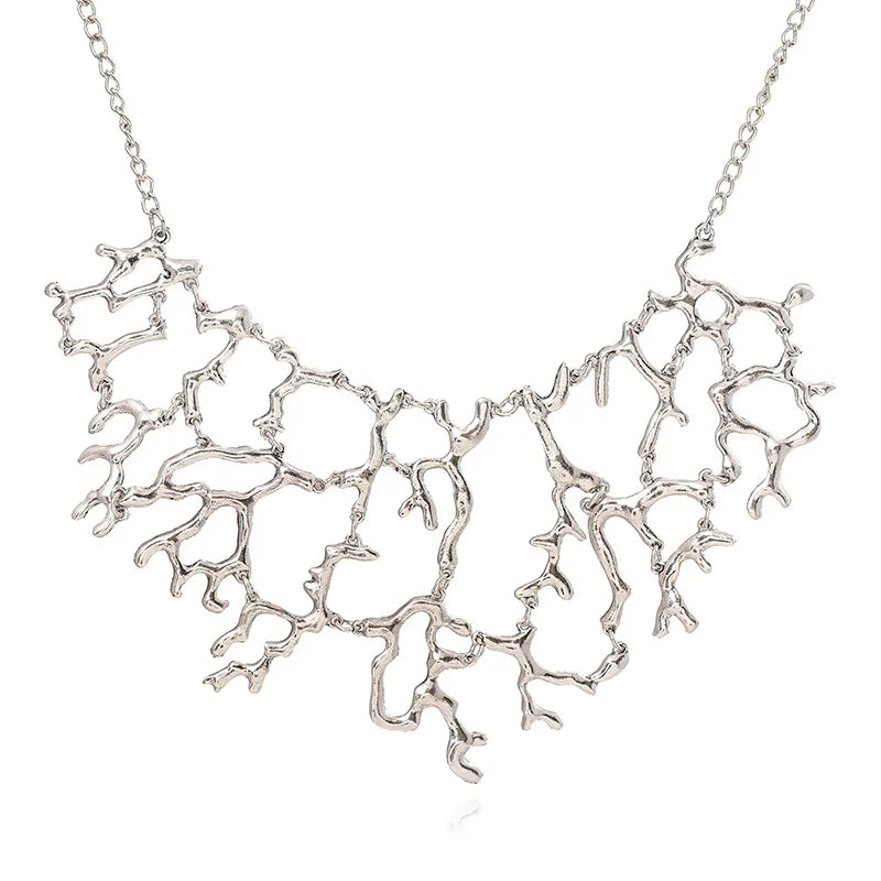 Vintage Splicing Tree Branch Necklace