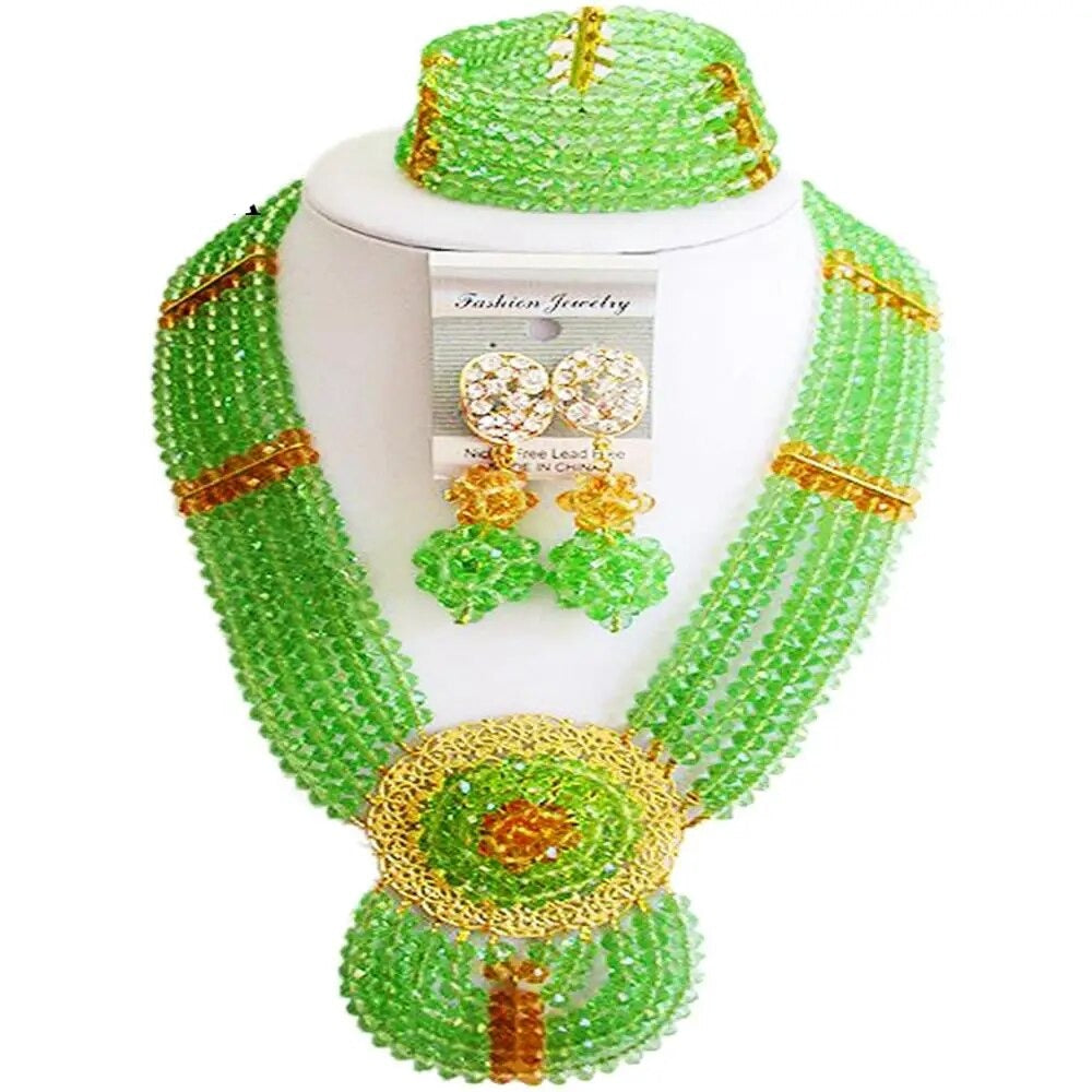 Fashion African Beads Jewelry Set