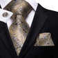 Paisley Silk Men's Tie Set