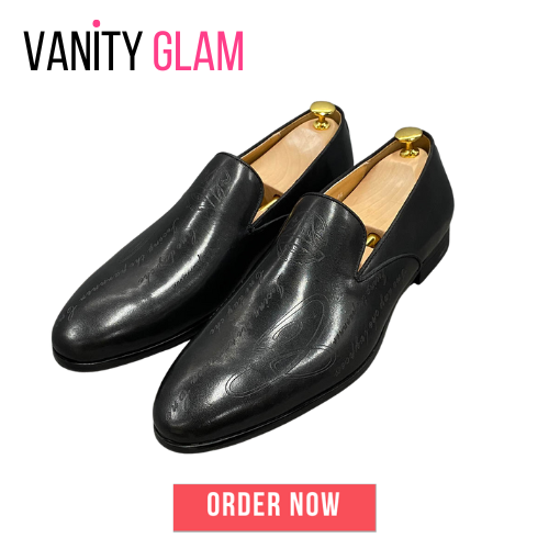 Hand Painted Letter Men Shoes