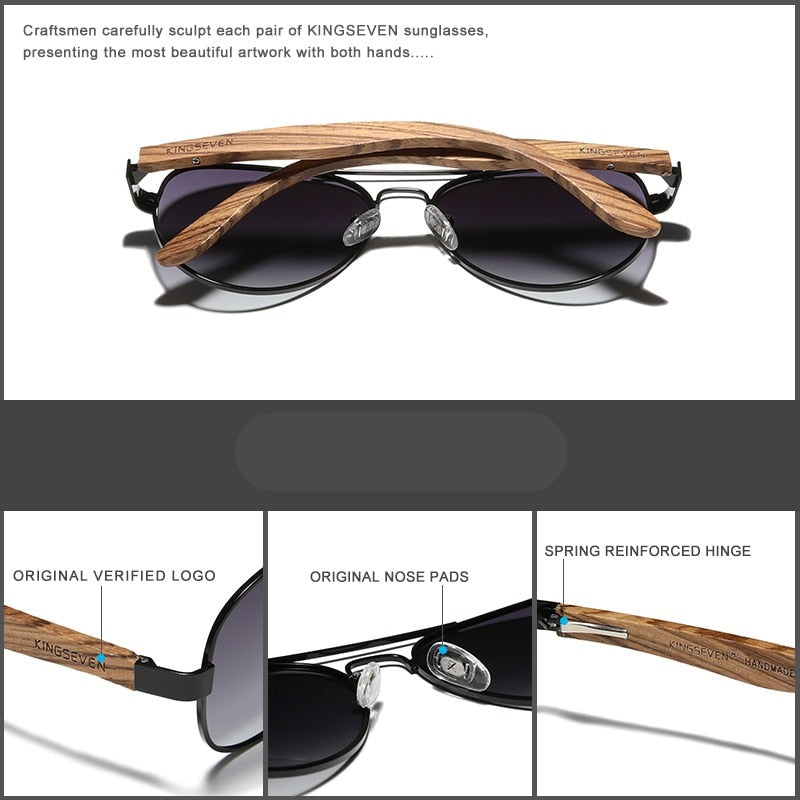 Handmade Wood Sunglasses