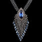 Full Rhinestones Long Chain Pendant Necklace