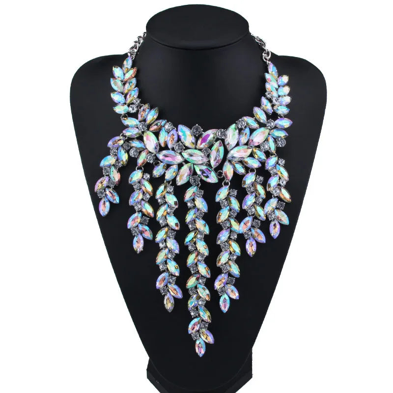 Multicolored Bohemian Chunky Necklace