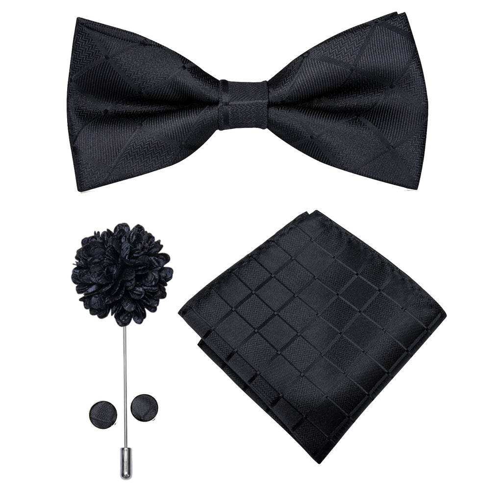 Butterfly Silk Tie Bow Tie Set