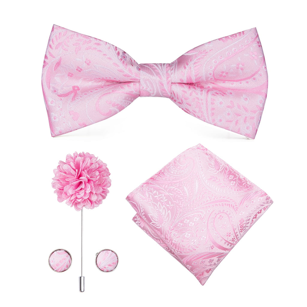Butterfly Silk Tie Bow Tie Set