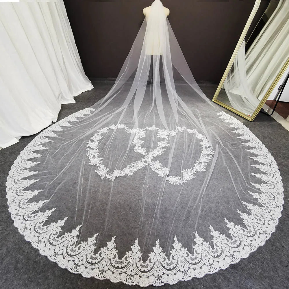 One Layer Wedding Veil
