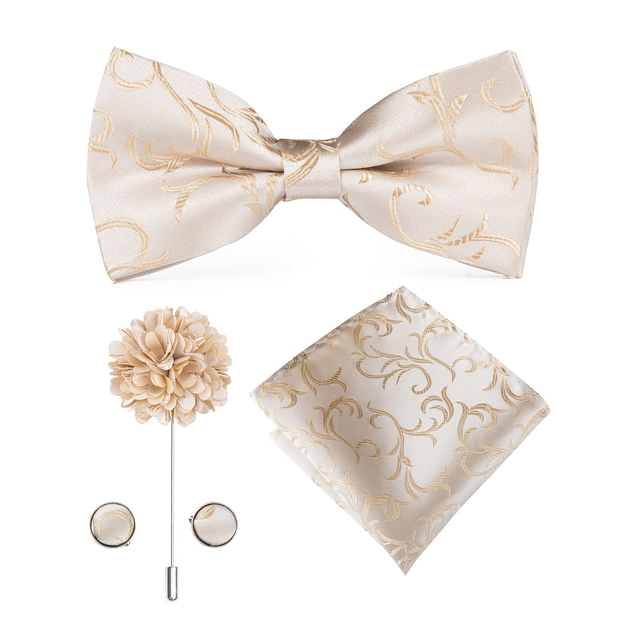 Butterfly Silk Tie Bow Tie Set