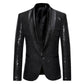 Shiny Sequin Blazer Suit