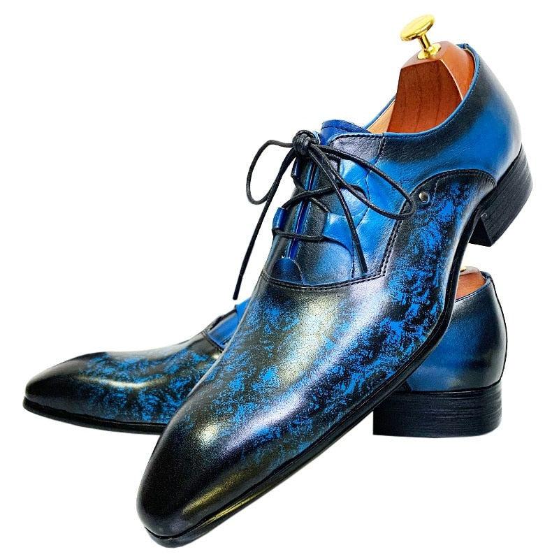 Ocean Blue Dress Shoes