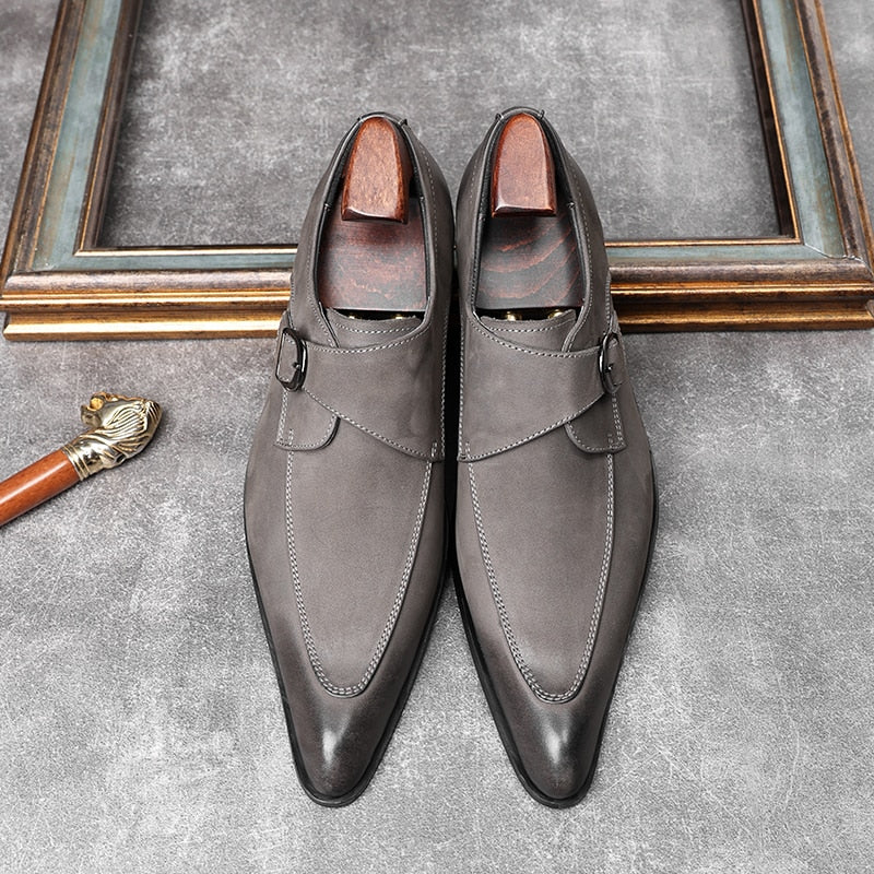 Italian Monk Strap Loafers