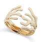 White Luxury Coral Design Statement Bangle Jewelry
