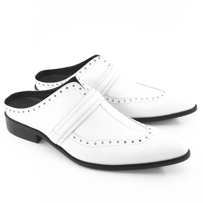 Luxury Men's Mules Half Shoes