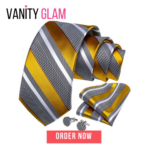 Luxury Striped Silk Woven Ties