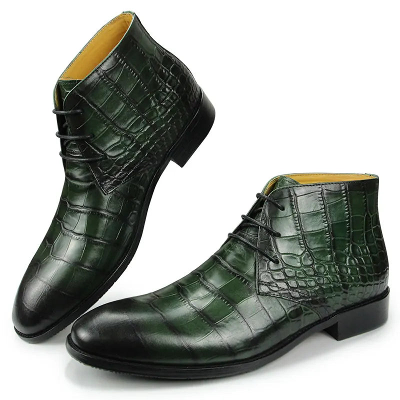 Men's Handmade Ankle Boots