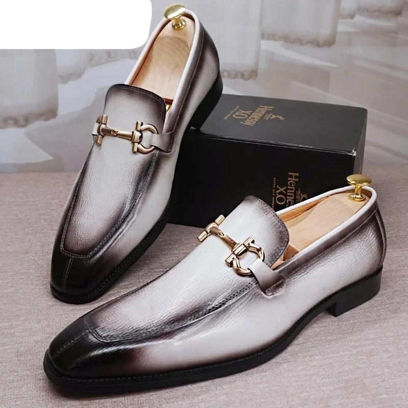 Men's Leather Horsebit Loafers