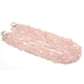 Pink Multi Strands Assorted Chips Beaded Jewelry