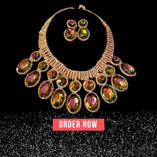 Nigerian Geometric Jewelry Set