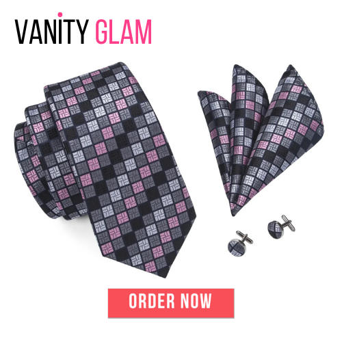 Novelty Silk Wedding Tie Set