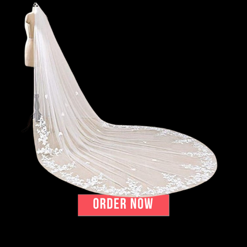 One Layer Bridal Wedding Veil With Comb 