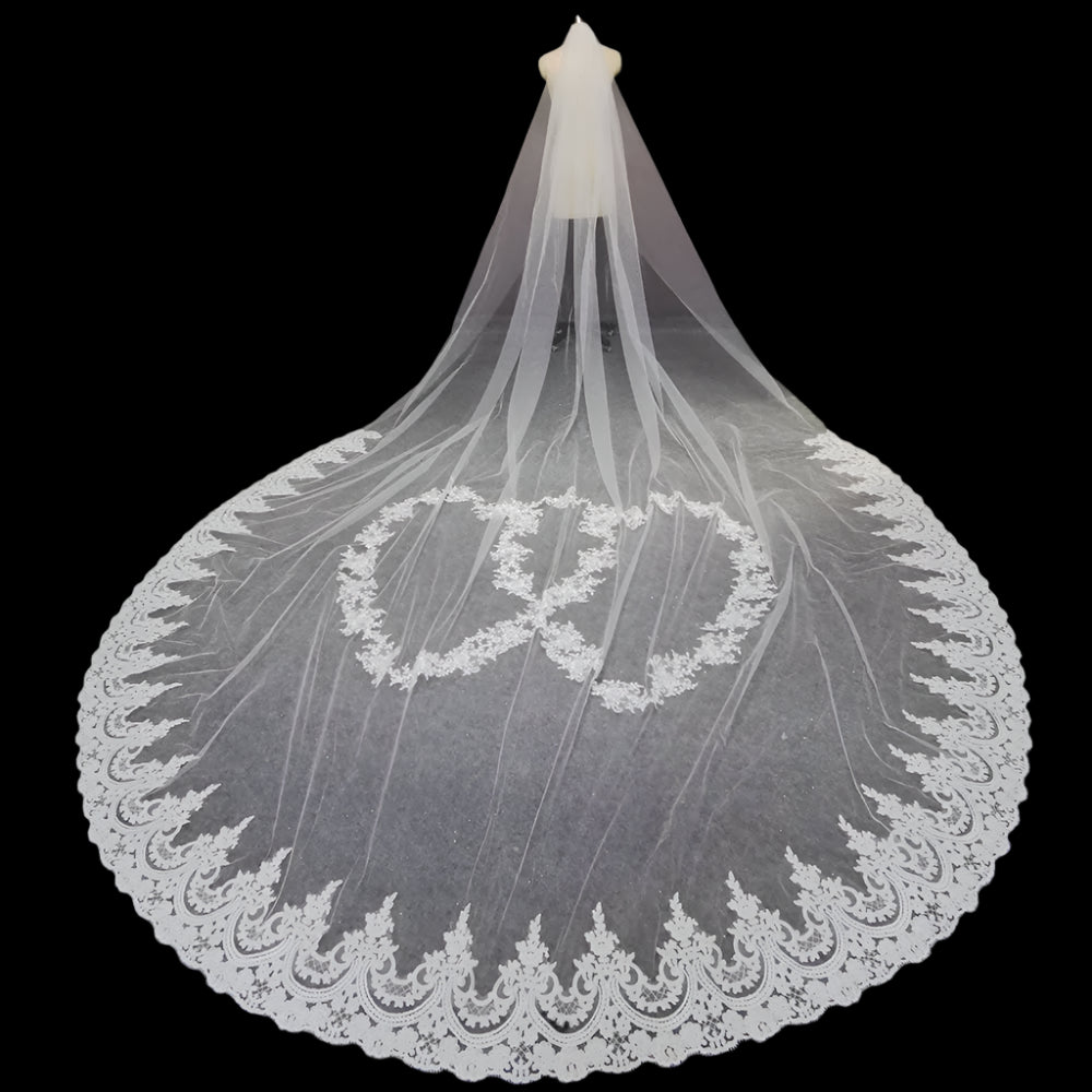 One Layer Wedding Veil