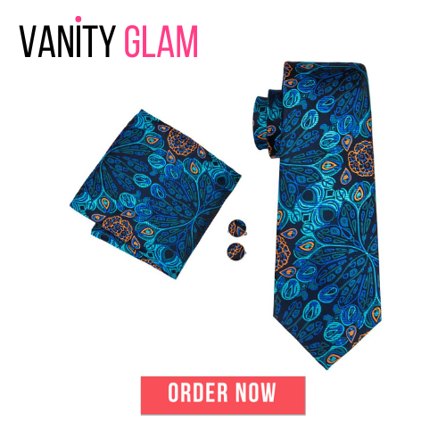 Peacock Novelty Tie Set